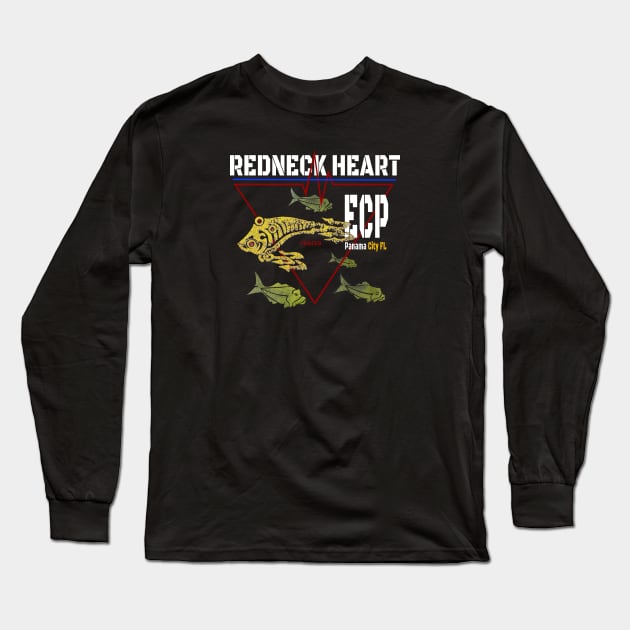 Redneck Heart Florida Beach Long Sleeve T-Shirt by The Witness